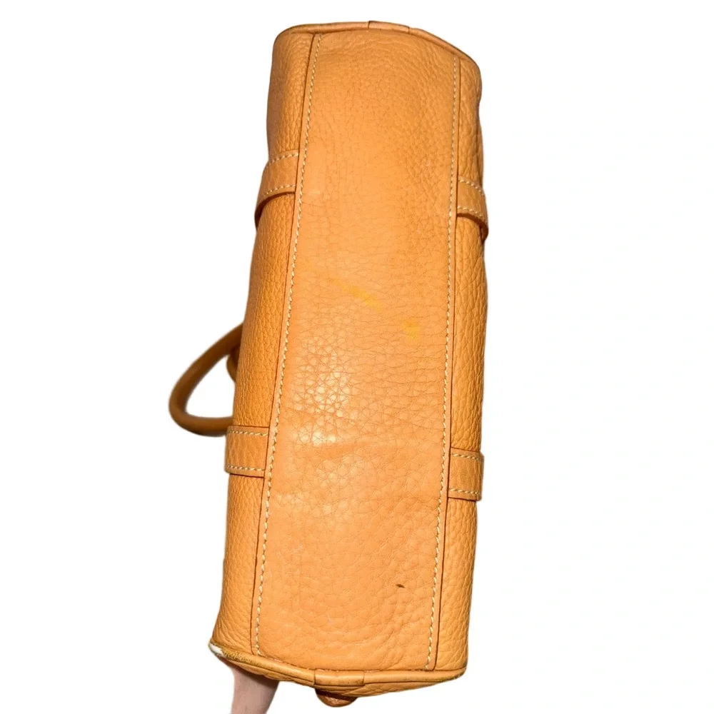 Vintage Dooney Bourke Top Handle Leather Satchel